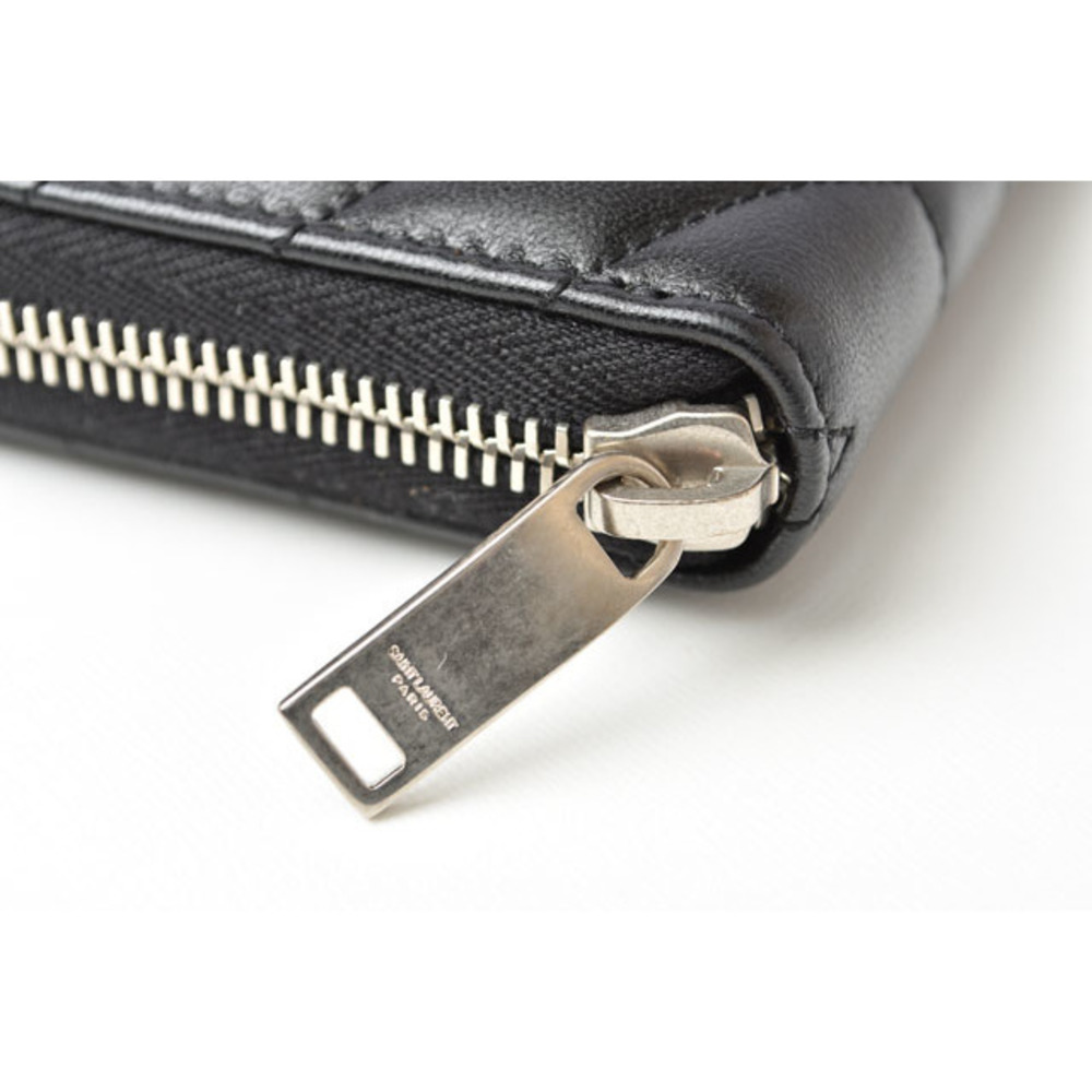Saint Laurent Paris Wallet Long Wallet Leather Black - Picture 5 of 9